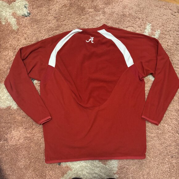 VTG 90s Alabama Authentic NIKE Sweatshirt Mens XL Crimson Red Cozy Long Sleeve - Picture 6 of 8